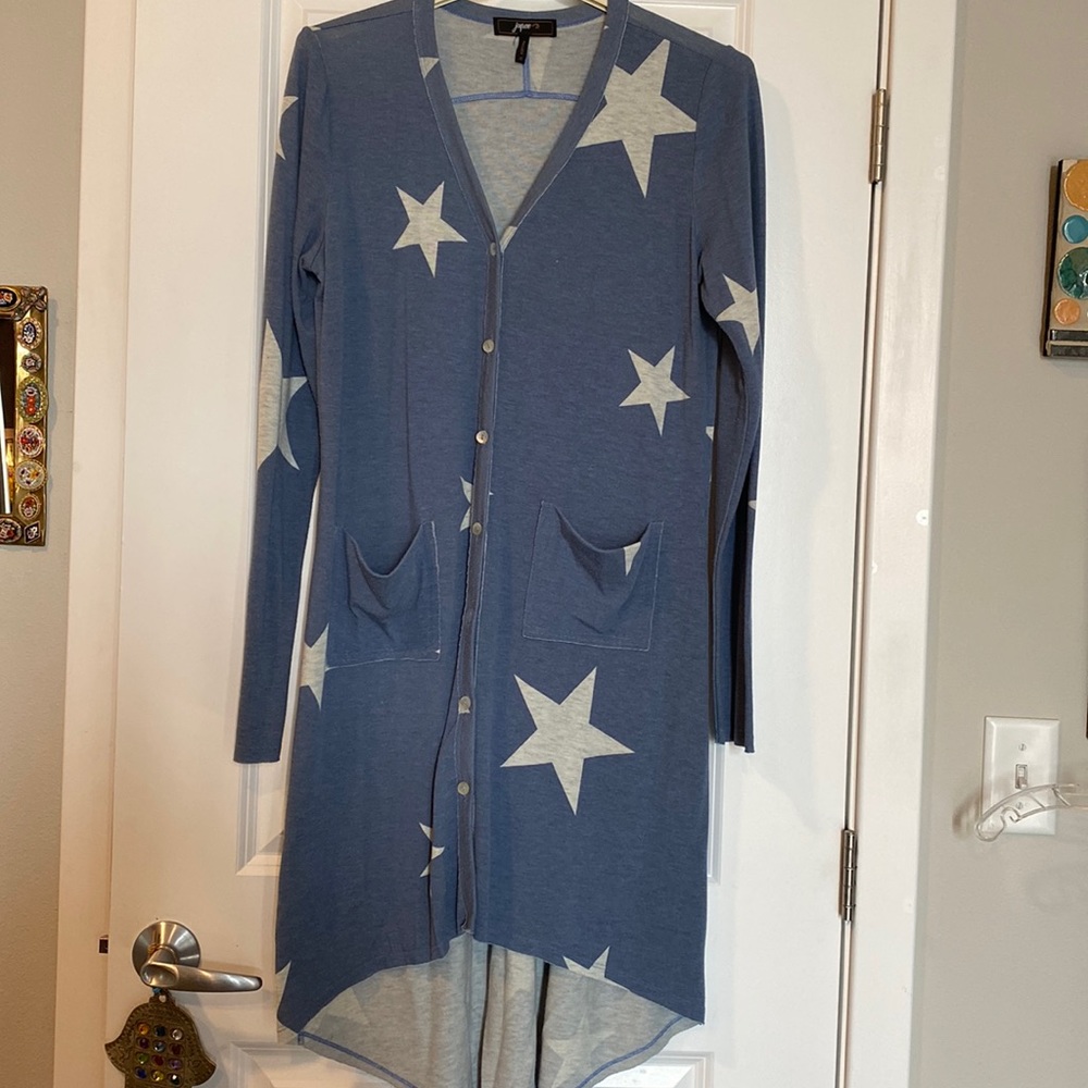 Jupee Long Cardigan with Stars. Super cute & comfy, with jeans or leggings 😊